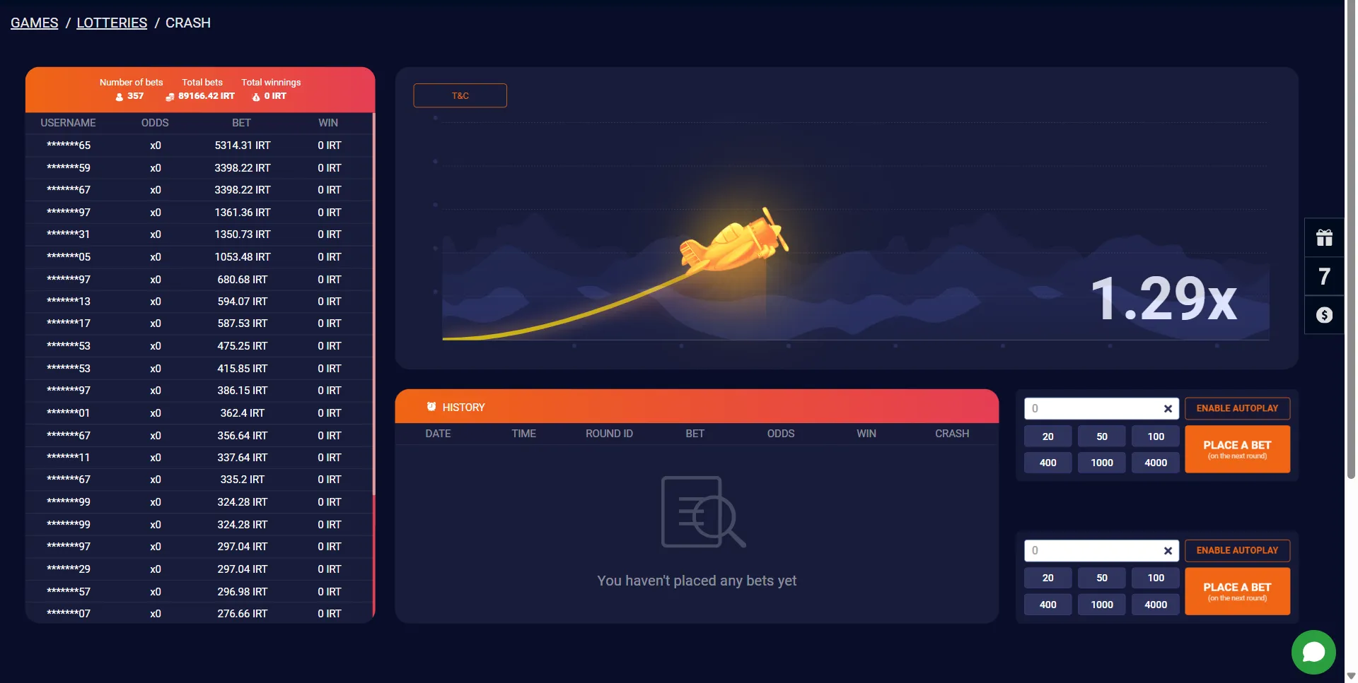 Crash – Game Environment